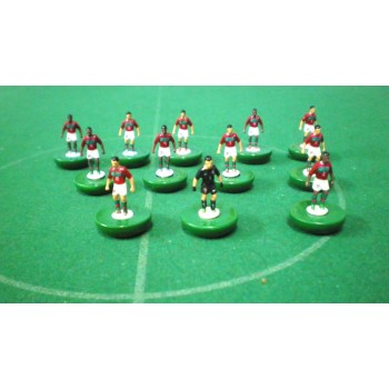Subbuteo Andrew Table Soccer Portugal National Team on classic Hasbro bases